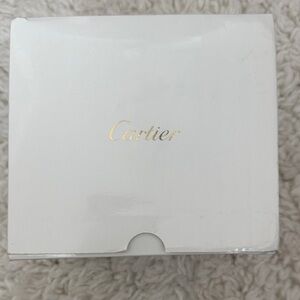 Cartier White Box with Gold Logo